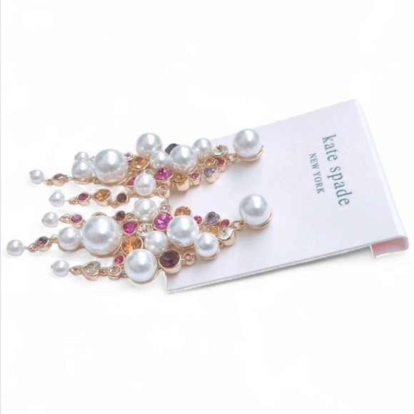 Kate Spade New York Pearl Caviar Statement Earrings - Picture 3 of 4